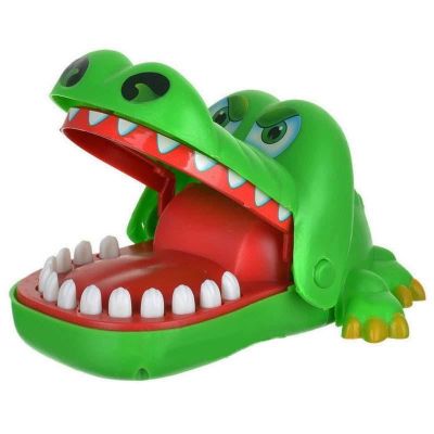 🟢 หมอฟันกับจรเข้ กดฟันจรเข้ โดนงับ ของเล่นเสริมทักษะ การเรียนรู้ ทักษะการเคลื่อนไหว ของเล่นค้อนทุบ เกมจรเข้งับนิ้ว สีเขียว Crocodile Dentist