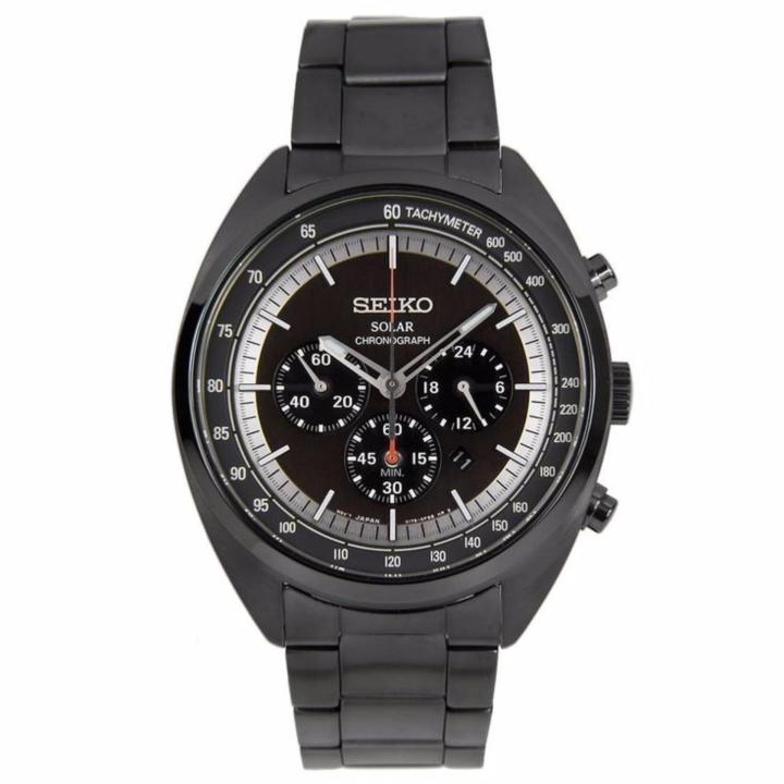 seiko-solar-นาฬิกาข้อมือผู้ชาย-chronograph-tachymeter-ssc623p1-ฺblack