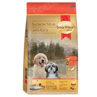 Smartheart Gold Salmon Meal &amp; Rice All Breeds Puppy Food 3Kg (1 bag) อาหาร ลูกสุนัข ทุกสายพันธุ์ รสปลาแซลมอน และข้าว 3 กก. (1 ถุง)