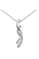 Jewelry Buffet Glistering Braid Pendant With Chain JSP0006301