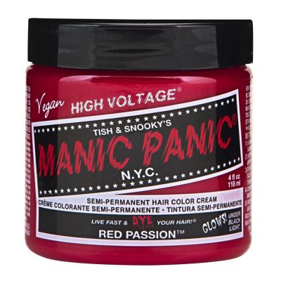 MANIC PANIC - CLASSIC CREAM SEMI PERMANENT HAIR COLOR CREAM 118 ml (1 Jar) ( RED PASSION)