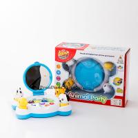 ProudNada Toys ของเล่นเด็กกล่องเพลงกระจกสัตว์ QUNXING Animal Party QX-90030