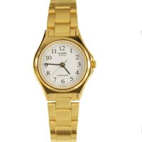 นาฬิกา รุ่น Casio นาฬิกาข้อมือผู้หญิง สายสแตนเลส สีทอง รุ่น LTP-1130N-7B ( White/Gold ) จากร้าน MIN WATCH