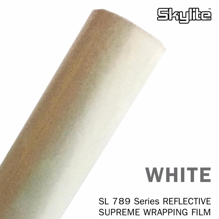 skylite-สติกเกอร์สะท้อนแสงสำหรับติดรถ-สีขาว-30x122cm
