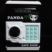 กระปุกออมสิน ตู้เซฟ ดูดแบงค์ แพนด้า Money Saving Automatic Deposit Box Panda