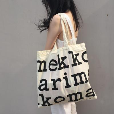 YOU.NIKKO กระเป๋า Marimekko -Tote bag logo totebag ดำ