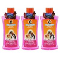 Bearing Anti Tick and Flea Small Breeds Dog Shampoo 600ml (3 Units) แชมพูสุนัข แบร์ริ่ง สูตร 7 ขจัดเห็บ หมัด สำหรับสุนัขพันธุ์เล็ก 600ml (3 ขวด)