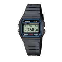 Casio Standard นาฬิกาข้อมือ สุภาพบุรุษ สายเรซิ่น รุ่น F-91W-1DG - Black