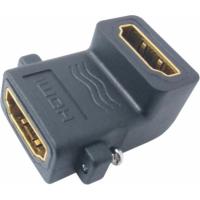 HDMI Female to HDMI Female 1080P 90 Degrees Adapter for HDTV