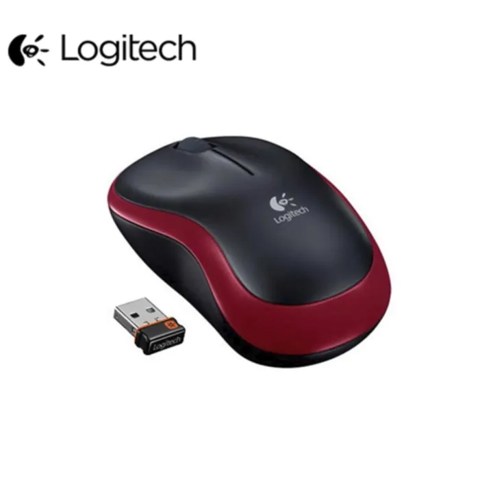 logitech-เม้าส์ไร้สาย-wireless-mouse-m185-red