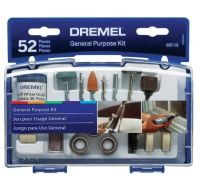 DREMEL ชุดอุปกรณ์เสริม 52 ชิ้น รุ่น 687 - สีเทา