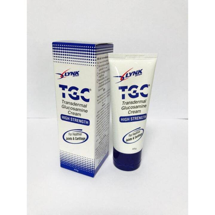 Transdermal Glucosamine Cream 45 g. TGC กลูโคซามีน บำรุงกระดูก บำรุงข้อ