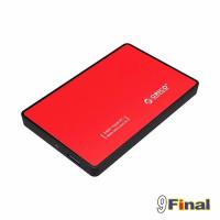 ORICO 2588US3-RD By 9FINAL Tool Free 2.5” SATA to USB 3.0 External Hard Drive Enclosure ( Red Color) ไม่รวม Harddisk