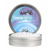 Crazy Aaron s Thinking Putty รุ่นเรืองแสงในที่มืด สีฟ้า Ion ดินน้ำมันวิทยาศาสตร์ ไม่มีวันแห้ง เด้งได้ ปั้นได้ ไม่ใช่สไลม์​ มี มอก.