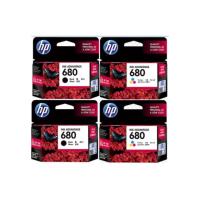 HP INKJET 680 BLACK + HP INKJET 680 TRI-COLOR (2ชุด)