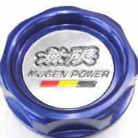 Mugen ฝาน้ำมันเครื่อง ฝาถังน้ำมันเครื่อง ฝาปิดน้ำมันเครื่อง สีน้ำเงิน