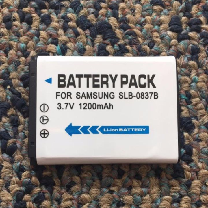 แบตเตอรี่กล้อง Samsung รุ่น SLB-0837B   Samsung DigiMax Camera Battery รุ่น SLB-0837 (White)