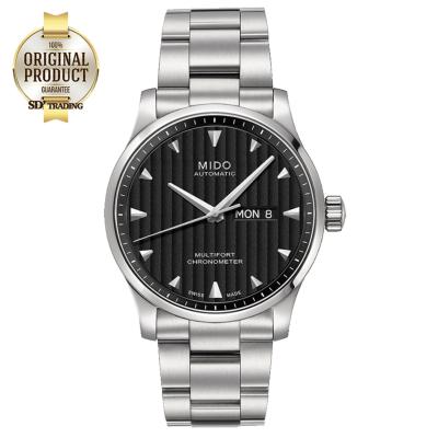 MIDO MULTIFORT Automatic Chronometer&nbsp;Mens Watch รุ่น M005.431.11.441.00​​​​​​​ - Silver/Black