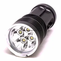 SKYRAY ไฟฉาย 4 ตา SKYRAY 4 x Cree XM-L2-T6 LED 6800Lm พร้อมที่ชาร์จถ่านและถ่านชาร์จ