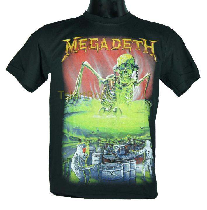 เสื้อวง-megadeth-เสื้อยืดวงดนตรีร็อค-เสื้อร็อค-เมกาเดธ-mdh156-ส่งจาก-กทม