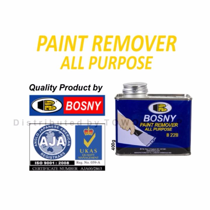 bosny-น้ำยาลอกสี-บอสนี่-paint-remover-all-purpose-ขนาด-400-กรัม