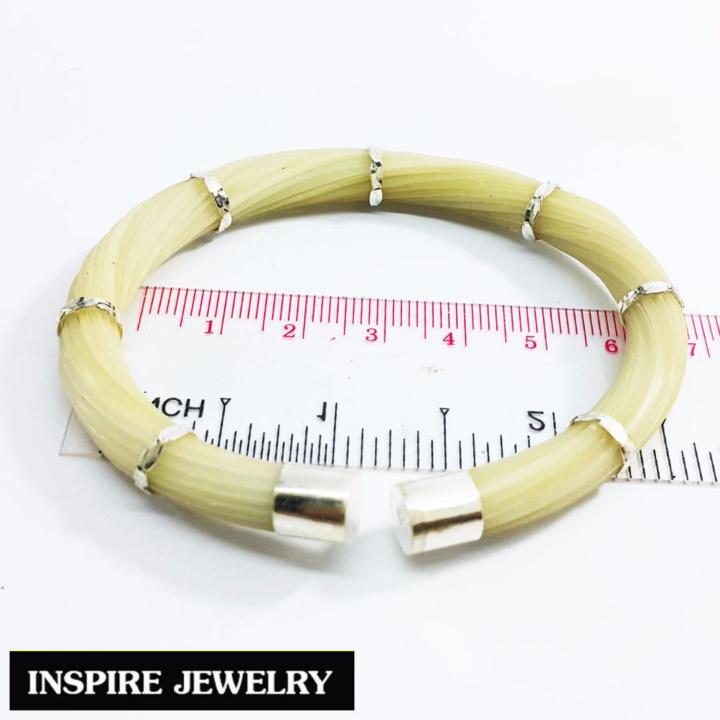 inspire-jewelry-กำไลเครื่องประดับมงคลขนหางช้าง-หางอาฟริกาหางช้างแท้-อาฟริกา