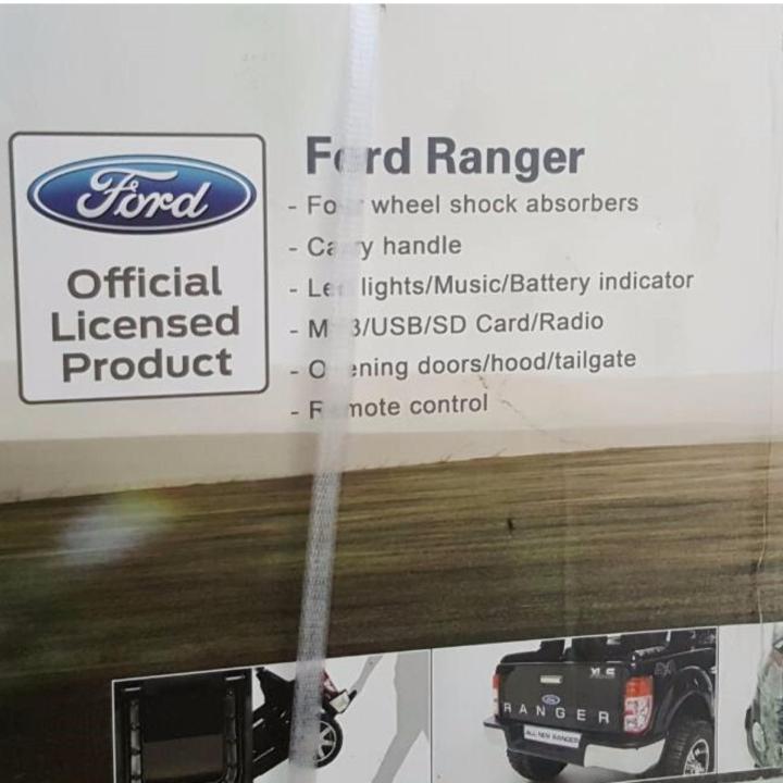 รถเด็ก-รถแบตเตอรี่-2-มอเตอร์-รถกะบะ-ford-ranger-ลิขสิทธิ์แท้-มีรีโมทบังคับได้-สีดำ