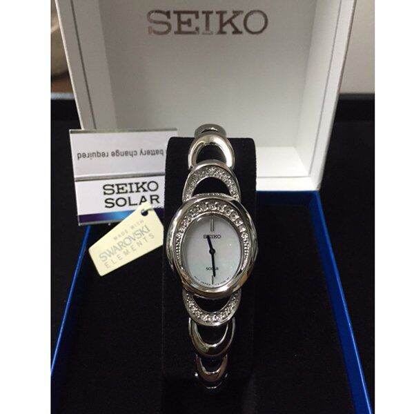 seiko-solar-นาฬิกาข้อมือผู้หญิง-สายสแตนเลสทอง-รุ่น-sup295p1-สีเงิน