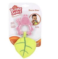 Bright Starts ยางกัด Terry Teether With PE Pellets - Pink