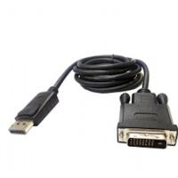 สายDisPlay DP Male TO DVI 24+1 CABLE 1.8M 6 FT Black DisplayPort Male to DVI Male Converter Cable -intl