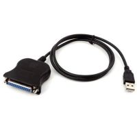 WangTeng USB to 25 Pin DB25 Parallel Printer Cable Adapter Cord Converter