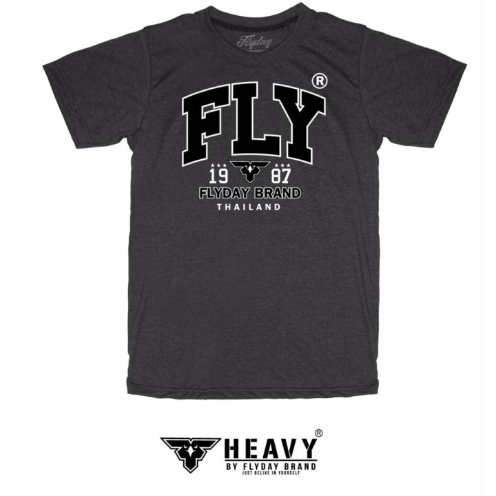 FLYDAY HEAVY รุ่น FLY (เสื้อยืดไซร์ใหญ่พิเศษ)  XL-4XL