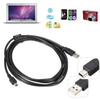 USB 2.0 to 5Pin Mini Cable สำหรับ ชาร์จและซิงค์ สายยาว 5เมตร (สีดำ)