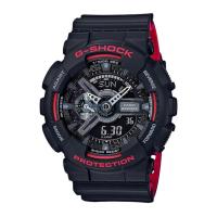 Casio G-Shock นาฬิกาข้อมือผู้ชาย สายเรซิ่น รุ่น GA-110,GA-110HR,GA-110HR-1,GA-110HR-1A (CMG) - สีดำ