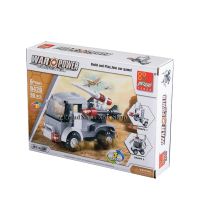 ProudNada Toys ของเล่นเด็กชุดตัวต่อเลโก้ทหาร PEIZHI WAR POWER WARFIGHTER 98 PCS 0426