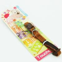 Touchdog Collar ปลอกคอไนลอนสีน้ำตาล ขนาด S (20-30X1Cm) 1 ชิ้น