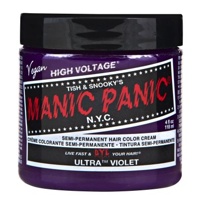 MANIC PANIC - CLASSIC CREAM SEMI PERMANENT HAIR COLOR CREAM  118 ml (1 Jar) (ULTRA VIOLET)