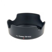 For Canon Lens Hood EW-63C (สีดำ)