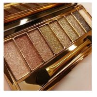 9 Colors Shimmer Eyeshadow Eye Shadow Palette &amp; Makeup Cosmetic Brush Set