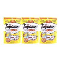 WHISKAS Temptationsขนมแมว รสไก่85g ( 3 units )