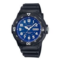 CASIO- MRW-200H-2B2VDF เรือนเรซิลสายยาง-มีสัปดาห์