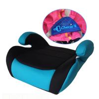 Booster Seat  คาร์ซีทแบบบูสเตอร์ซีทสำหรับเด็ก พร้อมแผ่นปรับระดับสายเข็มขัดนิรภัย รุ่น Full Set - สีฟ้าดำ