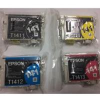 Epson 141 ink cartridge 1ชุด4สีbk,c,m,y Z( no box ตลับแยก)