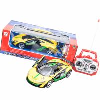 ProudNada Toys ของเล่นเด็กรถบังคับเปิดประตูได้(คันใหญ่ สีเหลือง) J TOP-SPEED CAR SUPER RACING NO.767-A