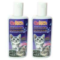 Ostech Cat Shampoo for Short Haired PH 6.5 400ml (2 Units) ออสเทค แชมพู อาบน้ําแมว สูตรแมวขนสั้น PH 6.5 เพิ่มสารบำรุงและปรับสภาพเส้นขน พร้อมโปรวิตามินบี 5 วิ