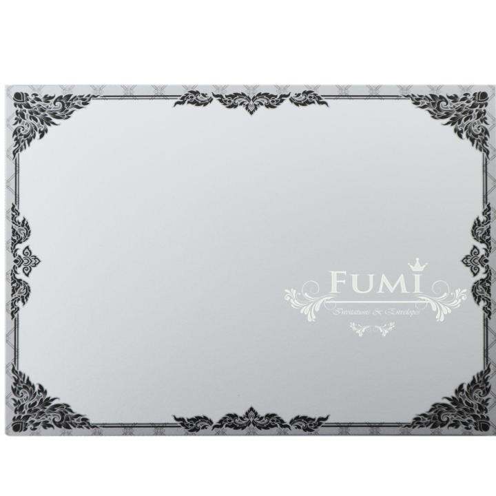 fumi-การ์ดงานศพ-ฌาปนกิจศพ-การ์ดเปล่า-หน้าเดียวพร้อมซอง-5x7-นิ้ว-500-ชุด