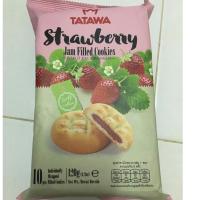 คุกกี้สอดไส้แยมสตรอเบอรี่ 3 ห่อ ถูกสุดๆๆ (TATAWA Strawberry Jam Filled Cookies) Hayatie_Shop