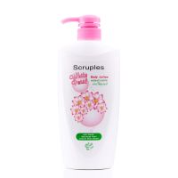 โลชั่นทาผิวผสมสารสกัดไข่มุก สครูเพิลส์ Scruples White Pearl Body Lotion  รุ่น SCA-WL1048XP : ผิวขาวใส กระชับ ลดริ้วรอยหมองคล้ำ