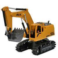 รถตักของเล่น แม็คโครของเล่น บังคับง่ายเล่นสนุก ตักดินได้เหมือนจริง Excavator DIE Cast 8 CH 2.4 ghz ขนาด 1:24