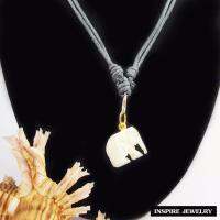 Inspire Jewelry ,จี้กระดูกช้าง 100% แกะสลัก รูปช้าง งานhandmade  ให้โชคลาภเสริมอำนาจวาสนาให้สูงส่งใหญ่โต ป้องกันสิ่งอัปมงคล